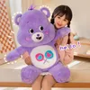 Plush Dolls 2290cm Kawaii Rainbow Teddy Bear محشوة لعبة Doll Pillow Pillow Star Lollipop Frict Frick Hompts Soft Soft Birthday 230613