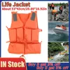 Life Vest Buoy Swimming Life Jacket Survival Suit Water Buoyancy Jacket for Adult with Whistle Water Sports Survival for Kayaking Boating 230613