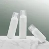 100ml 120ml 150mlフォーマボトル空の白いプラスチックフォームボトルハンドウォッシュソープムースクリームディスペンサー泡立ちボトルBPA無料bhrvl