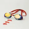 Óculos Óculos de Natação Competição Profissional Antiembaçante Proteção UV Sílica Gel Óculos de Mergulho Óculos de Corrida 230613