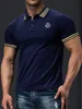 Hommes Polos D'été Polo Brodé Mode Casual Affaires Polyvalent 230614