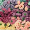 Fleurs séchées 1050100pcs 25cm Mini Soie Artificielle Rose Têtes De Fleurs Pour La Fête De Mariage Décoration De La Maison DIY Accessoires Faux Artisanat 230613