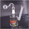 Tubi di fumo Narghilè Bong di vetro Bruciatore a nafta Pipa Us Dunkin Cups Acqua Birdcage Matrix Perc Recycler Dab Rigs Sigaretta Rolling Hine W Dhjcl