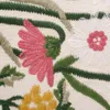 Stol täcker blommig kudde täckning 45x45 cm bondgård stil 3d rosa blommor kuddfasad broderad bäddsoffa vardagsrum sovrum 230613