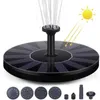 Trädgårdsdekorationer flytande solfontän Vattenfall Fontänpool Pond Bird Bath Solar Pointed Fountain Water Pump Lotus Garden Decoration 230614