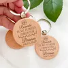 Other Event Party Supplies 20pcs Personalized My First Communion Party Favor Wood Keychain Customized Communion Souvenir Wooden Key Chain Gift For Guest 230613