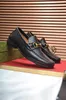 2023 heren designer schoenen gouden gesp zwart leer Luxe mode zachte heren casual teen prom avondschoen met doos