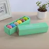 Present Wrap Dessert Macaron Box 6 Cavities Colorful Macarons Pakor Packaging Boxes 100 PCS