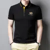 Herenpolo's MLSHP-katoenen zomerpolo's Hoge kwaliteit korte mouw borduursel Zakelijke casual mannelijke tops Slim Fit Golf Man Tees 4XL 230614