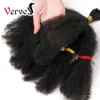 Cheveux en vrac VERVES Culry Synthétique Crochet Tresses Extensions de Cheveux 12 pouces Ombre Tressage Cheveux Afro Crépus En Vrac Twist Tresses Noir Brun Bug 230613