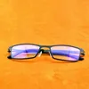 Solglasögon modern trend titanlegering svarta lyxiga män full fälgglasögon 0,75 1 1,25 1,5 1,75 2 2,25 2,5 2,75 3 till 4