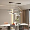 Lampy wiszące LED MOSSALIZALISTYKI Minimalistyczny żyrandol recepcja Domowy sklep Lampa Restaurant Lampa Cashier Counter Bar CreativePersonality