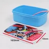 Sublimation Kinder Lunchboxen Rohlinge Kunststoff Lebensmittelbehälter Student Schule Outdoor Tragbare Snacks Boxen DIY