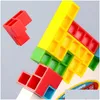 Блоки Tetra Tower Game Stacking Stack Sack Sacking Buzzle Bozzle Board Assembly Bricks Образовательные игрушки для детей ADTS DROD GI DHAZ2