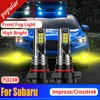 Nouveau 2 pièces voiture PSX24W phare LED avant antibrouillard Signal ampoule H16EU 2504 lampes LED lumières dorées 12V pour Subaru XV Crosstrek Impreza