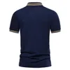 Hommes Polos D'été Polo Brodé Mode Casual Affaires Polyvalent 230614