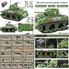 Block 726 st militära US SHERMAN M4A1 TANK BUILDING WW2 City Barn Soldat Vapen Bricks Kids Diy Toys Gifts 220715 Drop Delivery Dhenm