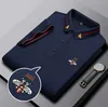 Luxe Italie Hommes T-Shirt G Designer Polos High Street Broderie Hommes Marque Polo Shirt