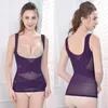 Intimo modellante da donna Collant traspiranti ultrasottili da donna di grandi dimensioni Maglia stretta Supporto collo a U compresso Petto Vita aderente Parte superiore in plastica