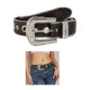 Riemen Voor Vrouw Man Vol Diamanten Riem Jeans Cowboy Cowgirl Drop