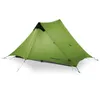 Namioty i schroniska Wersja Flame's Creed Lanshan 2 -osobowa Oudoor Ultralight Camping Tent 3 sezon profesjonalny 15d Silnylon Rodless Tent 230613