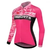 Rennjacken MTSPS Women Cycling Jersey Kleidung MTB Fahrradkleidung weibliche Ciclismo Langarmes Reithemd Reithemd