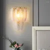 Настенная лампа 12 Вт Современный хрустальный скручивание Освещение овального тщеславия