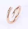 Designer Nail Ring Luxury Jewelry Midi Love bara A Rings for Women Steel Alloy Gold-Plated Process Fashion Accessories Fade Never Allergic Store