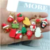 Charms Christmas Sets Bracelets Earrings Jewelry Making Pendants Balloon Bag Tree Resin Flat Back Cabochon Drop Delivery Smtke