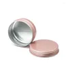 Opslag Flessen 10/20/30/50 Stuks 60 Ml Lege Kaars Pot Rosegold Aluminium Blikken Doos metalen Hervulbare Lip Nail Art Orgainzer Thee Pot