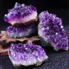 10-70g 30-50mm Amethyst Home Decor Geode Natural Crystal Quartz Stone Wand Point Energy Healing Mineral Stone Rock Eujkv