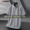 Mens Casual Shirts Men Shirt Striped Dress Cotton Short Sleeve Summer Oversize 6XL 7XL 8XL 10XL Plus Size Formal Designer High Quality 230614