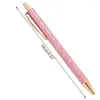 Fashion Sparkly Ballpoint Pen Metal Retractable For Women Teen Girls 2 PACK