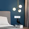 Lampadari Lampadario Illuminazione Lampadario per interni Sfera di vetro per soggiorno Camera da letto Sala da pranzo Cucina Lampade a sospensione Decorazione