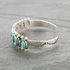 Bangle Tibetan Silver Color Women With Natural Stone