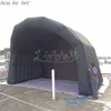 Gigantische podiumtent Opblaasbare DJ Shelter Luifel Zwarte luifel voor buitenmuziekfestival of schoolactiviteiten