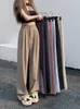 Women's high waist blazer suit wide leg loose long pants solid color SMLXL