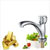 Bathroom Sink Faucets G1/2 Brass Single Cold Faucet Style Home Washbasin Tap El Balcony Counter Basin Bibcock