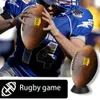 Bollar Storlek 9 American Football Rugby Ball Resistance Storlek 63 Engelska Footbll Training Practice Team Sports Rugby Football Anpassa 230613