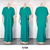 Ethnische Kleidung Dubai Türkei Kaftan Abayas Afrikanische Frauen Plus Size Kleider 2023 Sommer Kurzarm Maxi Robe Hochzeit Party Afrika