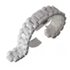 Bracelets de montres Bracelet de montre blanc Concave 10mm Marque Montres pour hommes Accessoires Fit J12 Céramique 19mm Bande de rechange Bracelets Bracelets Liens spéciaux