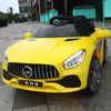 HY 12V Children's Electric Car Simulation 1: 4 Kids Ride On Toys Double Door Child Electric Car 2.4G Bluetooth Remote Control Car