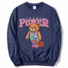 Felpe con cappuccio da uomo Felpe Inaka Power Felpa Funny Pink Basketball Bear Pattern Print Pullover Uomo Donna Fashion Brand Design Streetwear Felpe 230613