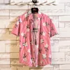 Casual shirts voor heren zomerheren Hawaiiaans shirt bedrukt korte mouw grote size Hawaii Men Beach Floral Meerdere kleuren