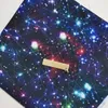 Tyg universum Galaxy Night Sky Dark Blue Astronomy Milk Way Fare Star Cotton Tyg Sewing Cloth Dress Textil Tissue 230613