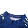 Camisa de ciclismo masculina de manga comprida estampada moda respirável secagem rápida com zíper roupas de bicicleta abertas
