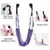 Bandes de résistance Sangle de yoga aérienne réglable Hamac Swing Stretching Exercices d'inversion anti-gravité Ceinture multicouche Yoga Flexibility Trainer 230613