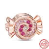 Do Pandora Charms Sterling Srebrne koraliki Bransoletka Balon Candy Flower Camera Dangle Charme