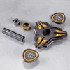 Kreisel Leuchtende Handspinner Ganzmetall-Fidget-Spinner Mute Bearing Fingertip Gyro Stressabbau-Spielzeug für Erwachsene Kinder EDC Lustige Geschenke 230613