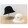 Outono e inverno feminino039 novo pele de coelho cor pura chapéu de pescador coreano kangol bordado de canguru quente allmatch chapéu de balde9629285n